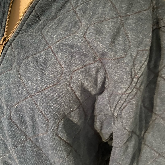 Lucky brand quilted denim bomber jacket - Picture 4 of 4